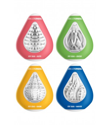 PACK 4 HUEVOS MASTURBADORES JOY EGG