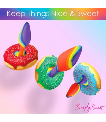 PLUG SET SILICONA RAINBOW