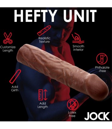 FUNDA ALARGADORA DE PENE 7'60 CM OSCURA