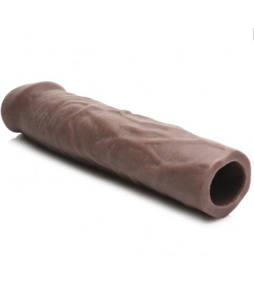 FUNDA ALARGADORA DE PENE 7'60 CM OSCURA