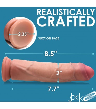 DILDO DEL PENE A DOPPIA DENSITÀ CARNE NON TAGLIATA 21,6 CM