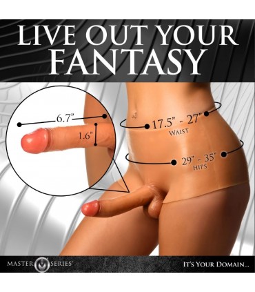 PANTY SILICONA MUJER DILDO S