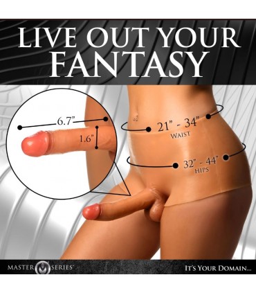 PANTY SILICONA MUJER DILDO L