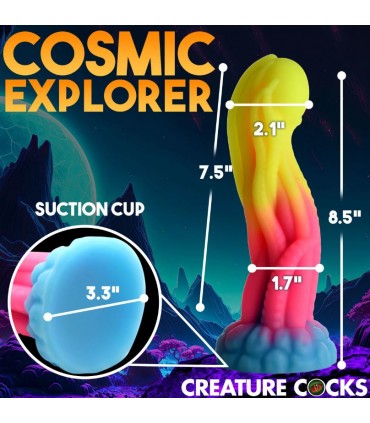 DILDO FOSFORESCENTE SILICONA TENTA