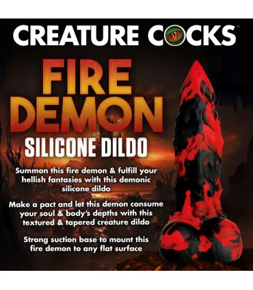 DILDO IN SILICONE MOSTRO DEMONE DEL FUOCO