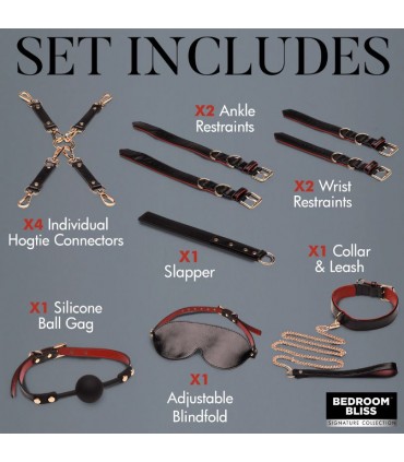 LOVER'S DELUXE 8 PIECE BONDAGE SET