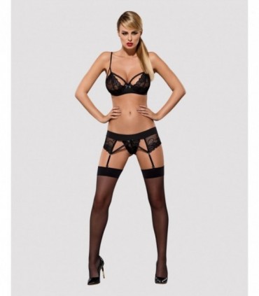 WONDERIA 3-PCS SET BLACK  S/M