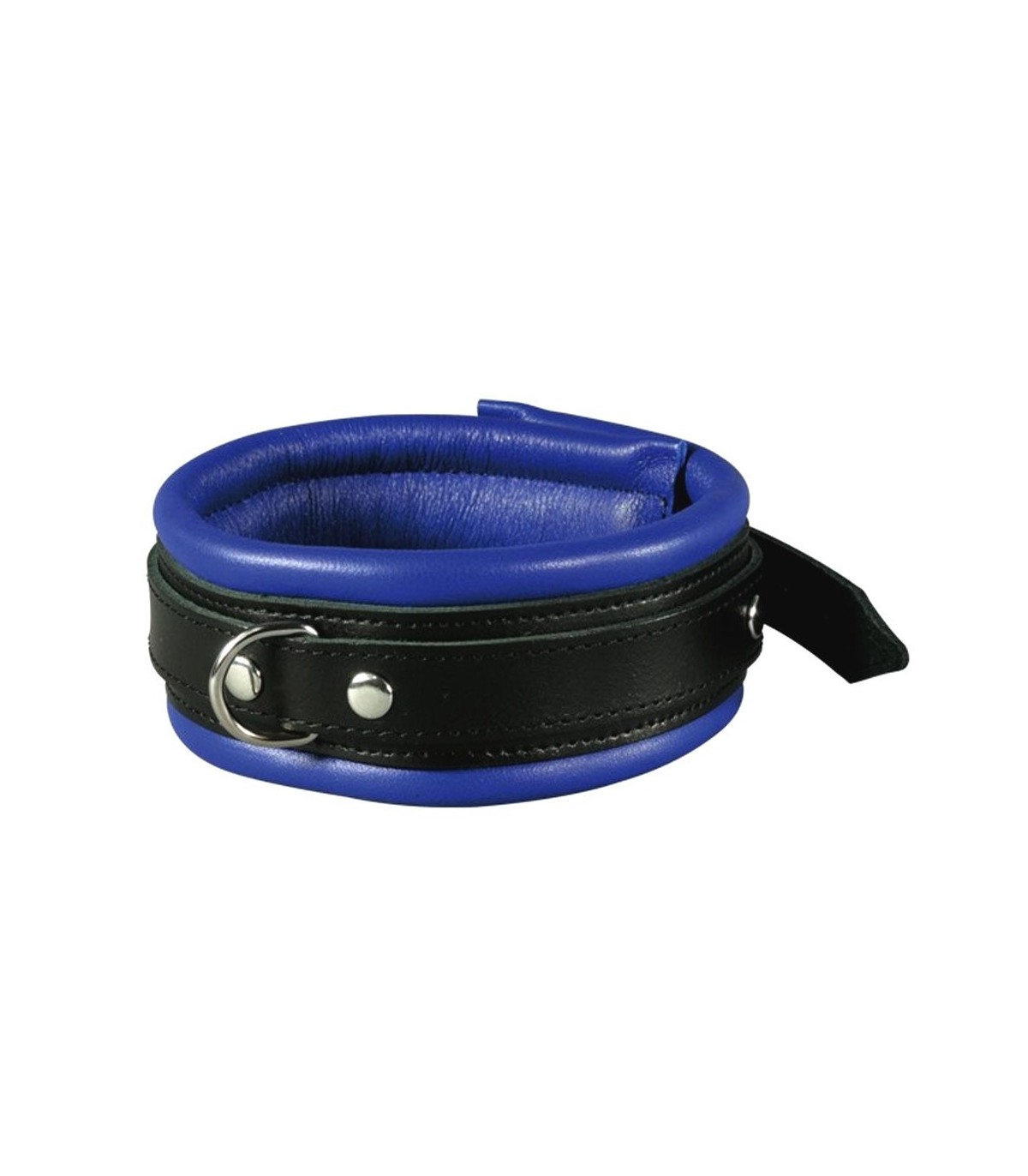 COLLAR 5 CM AZUL/NEGRO