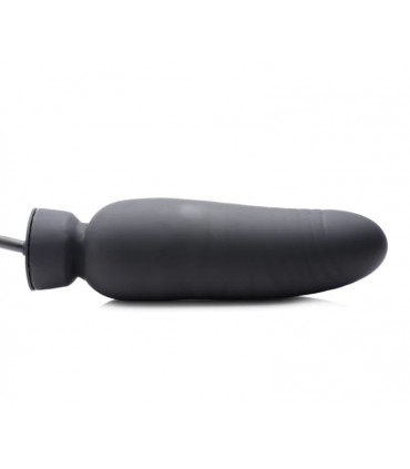 INFLATABLE SILICONE PENIS 20 CM BLACK