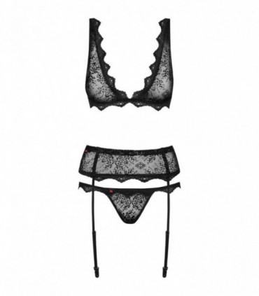 EMPERITA 3-PCS SET BLACK  S/M