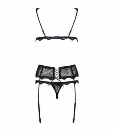 EMPERITA 3-PCS SET BLACK  S/M