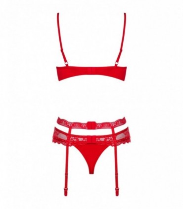 HEARTINA 3-PCS SET RED S/M