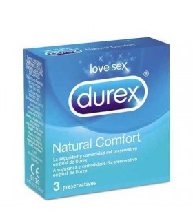 PRESERVATIVOS DUREX NATURAL COMFORT 3 UDS