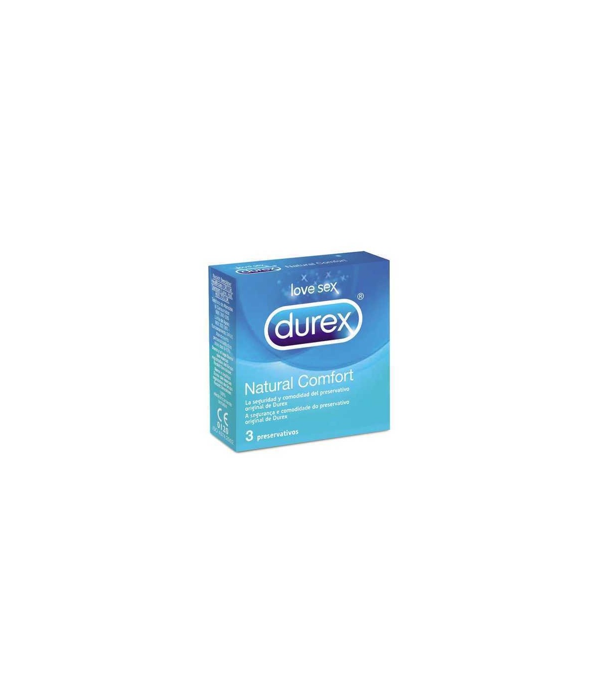 PRESERVATIVOS DUREX NATURAL COMFORT 3 UDS