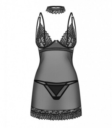 DONARELLA CHEMISE & THONG XS/S