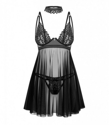 DONARELLA BABYDOLL & THONG XL/2XL