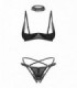 DONARELLA 3-PCS CROTCHLESS SET  XS/S