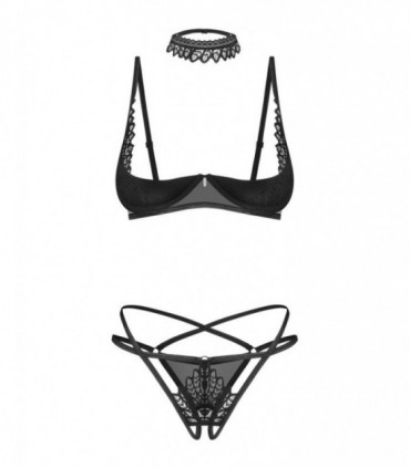 DONARELLA 3-PCS CROTCHLESS SET  XS/S