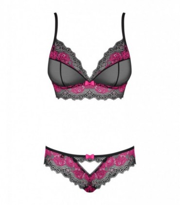 SET 2 PEZZI TULIA NERO S/M