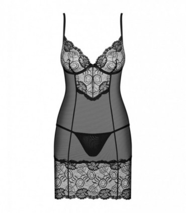 ALLURIA CHEMISE & THONG L/XL
