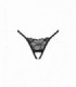 SERAFIA CROTCHLESS THONG  XS/S