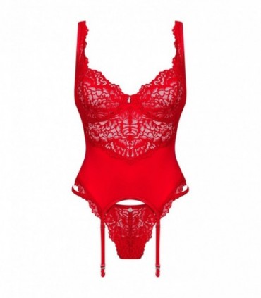 CORSET ET STRING LOVE CHERRIS S/M