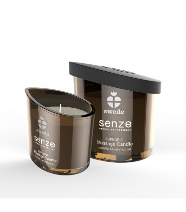 SENZE MASSAGE CANDLE EUPHORIA - VANILLA SANDALWOOD 50 ML