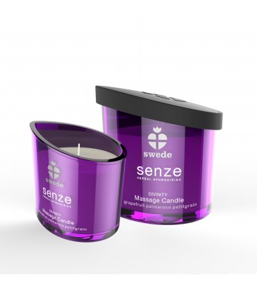 CANDELA DA MASSAGGIO SENZE DIVINITY - POMPELMO PALMAROSA PETITGRAIN 50 ML