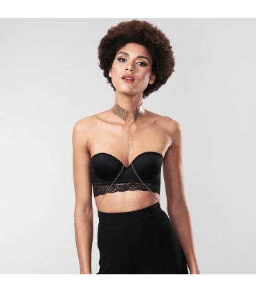 DESIR MÉTALLIQUE - METALLIC MESH GOLD COLLAR