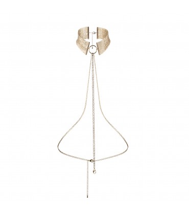 DESIR MÉTALLIQUE - METALLIC MESH GOLD COLLAR