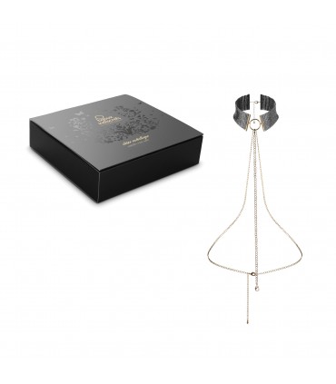 DESIR MÉTALLIQUE - COLLANA IN MAGLIA METALLICA NERA