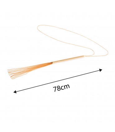 MAGNIFIQUE - FRUSTA / COLLANA A CATENA METALLICA ORO