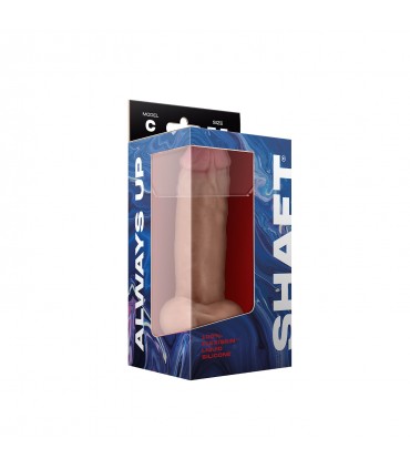 DONG IN SILICONE LIQUIDO MODELLO C 7,5" CON SFERE - PINO