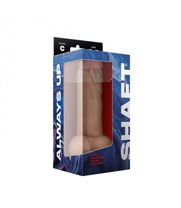 DONG IN SILICONE LIQUIDO MODELLO C 8.5" CON SFERE - PINO