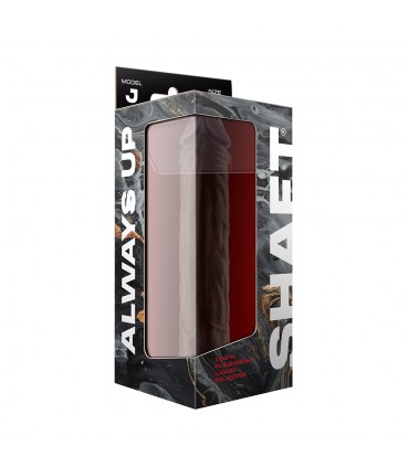 DONG IN SILICONE LIQUIDO MODELLO J 9,5" - MOGANO