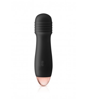 MINI VIBRADOR SILICONA RECARGABLE JOYSTICK NEGRO