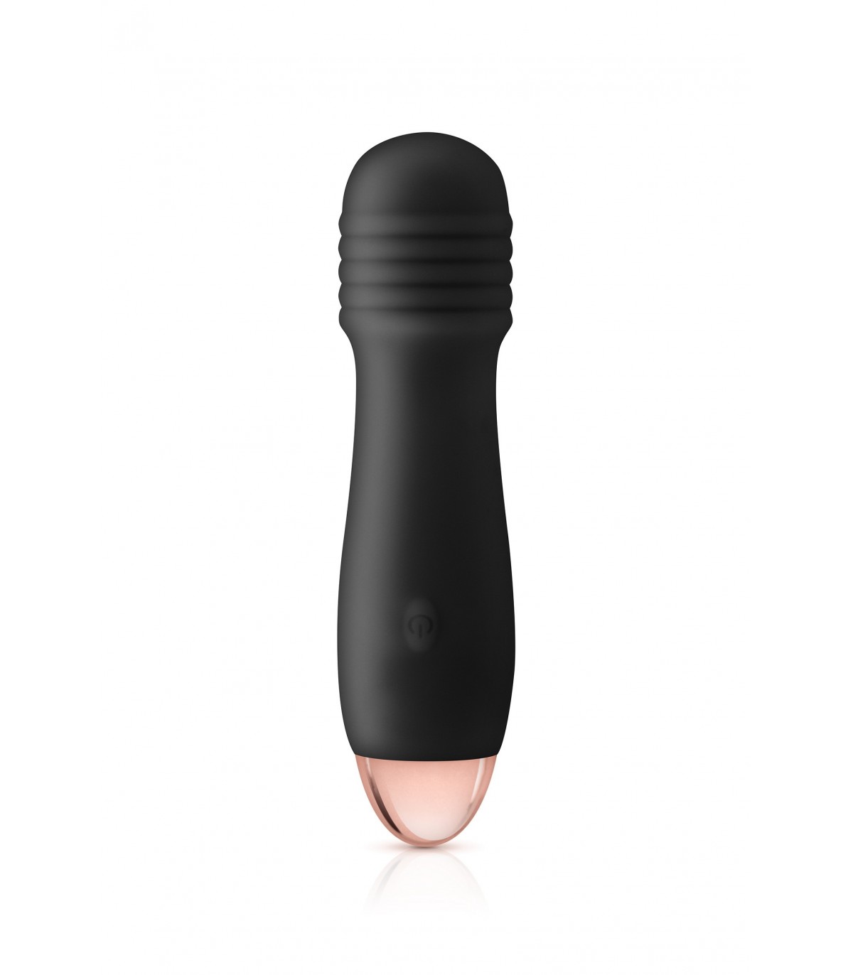 MINI VIBRADOR SILICONA RECARGABLE JOYSTICK NEGRO