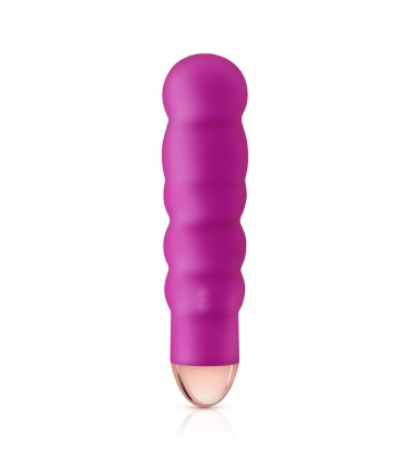 MINI VIBRADOR SILICONA RECARGABLE GIGGLE ROSA