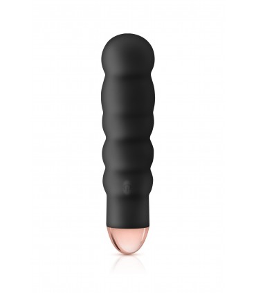 MINI VIBRADOR SILICONA RECARGABLE GIGGLE NEGRO