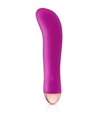 MINI VIBRADOR SILICONA PUNTO G RECARGABLE BIRD ROSA
