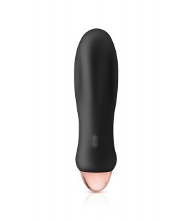 ROCKET BLACK WIEDERAUFLADBARER MINIVIBRATOR AUS SILIKON