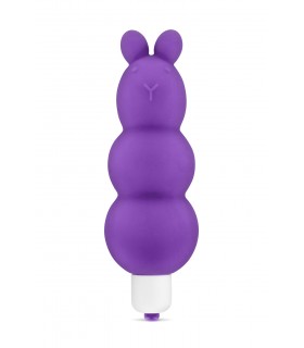 VIBRADOR SILICONA TEDDY MORADO