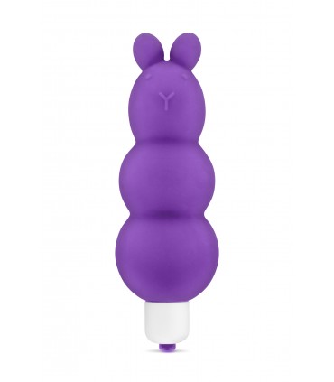 VIBRADOR SILICONA TEDDY MORADO