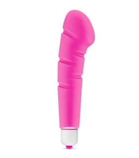 HARTER AUF ROSA SILIKON-VIBRATOR