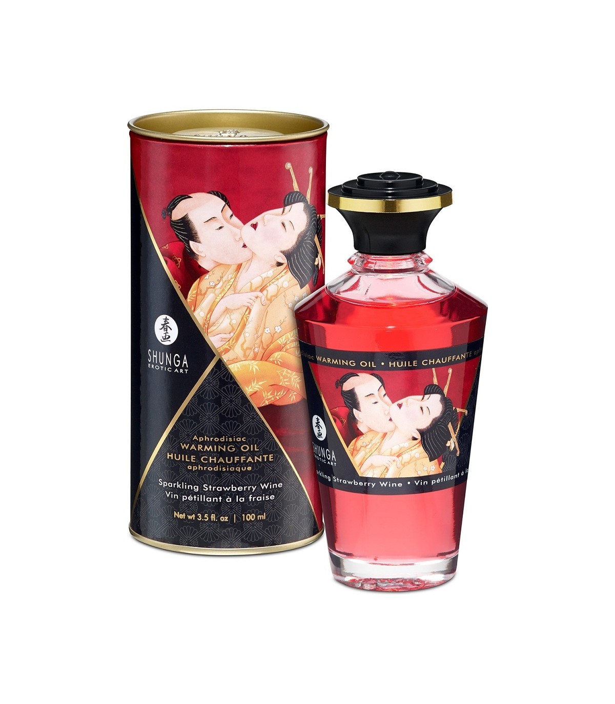 SHUNGA ACEITE AFROD. FRESA/CAVA 100ML