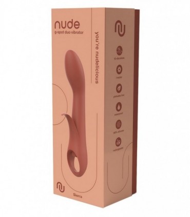 VIBRATORE NUDE SIERRA G-SPOT DUO