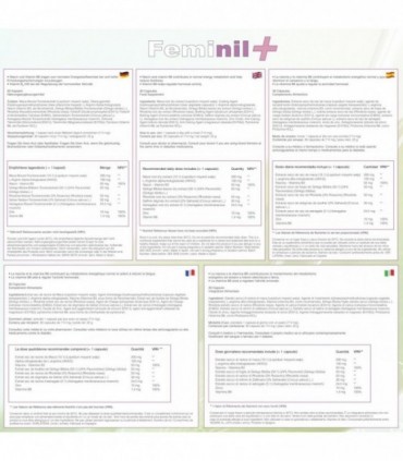 FEMINIL CÁPSULAS PARA AUMENTAR EL DESEO SEXUAL FEMENINO 30 UDS