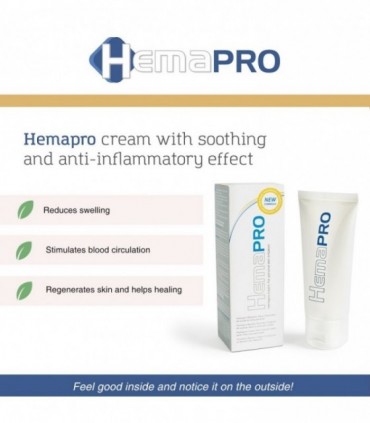 HEMAPRO CREMA PARA PARA ALIVIAR Y PREVENIR LAS HEMORROIDES 100ML