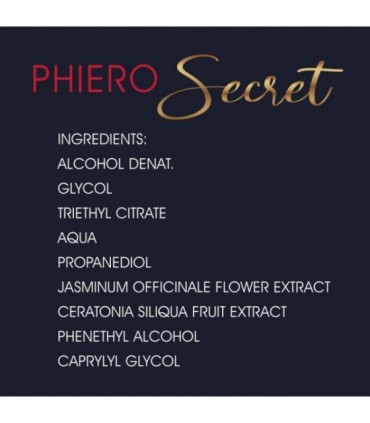 PHIERO SECRET CONCENTRADO NATURAL PARA AUMENTAR LA ATRACCIÓN SEXUAL 15ML