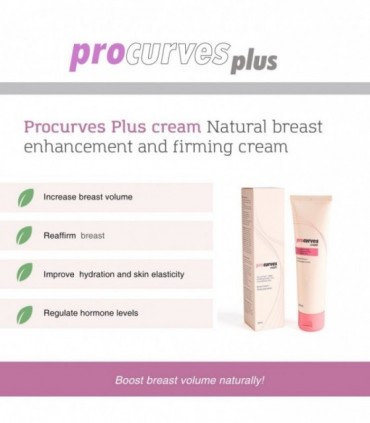 PROCURVES PLUS CRÈME POUR AUGMENTER LA TAILLE DES SEINS 100 ML